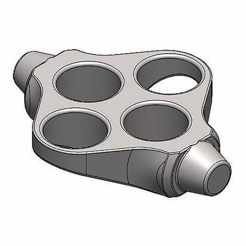 Globe Scientific - 10mL, 12mL & 15mL Tube Buckets, for use with GCC-MP-SWING Rotor - GS-GCC-MP-SWING-15ML16
