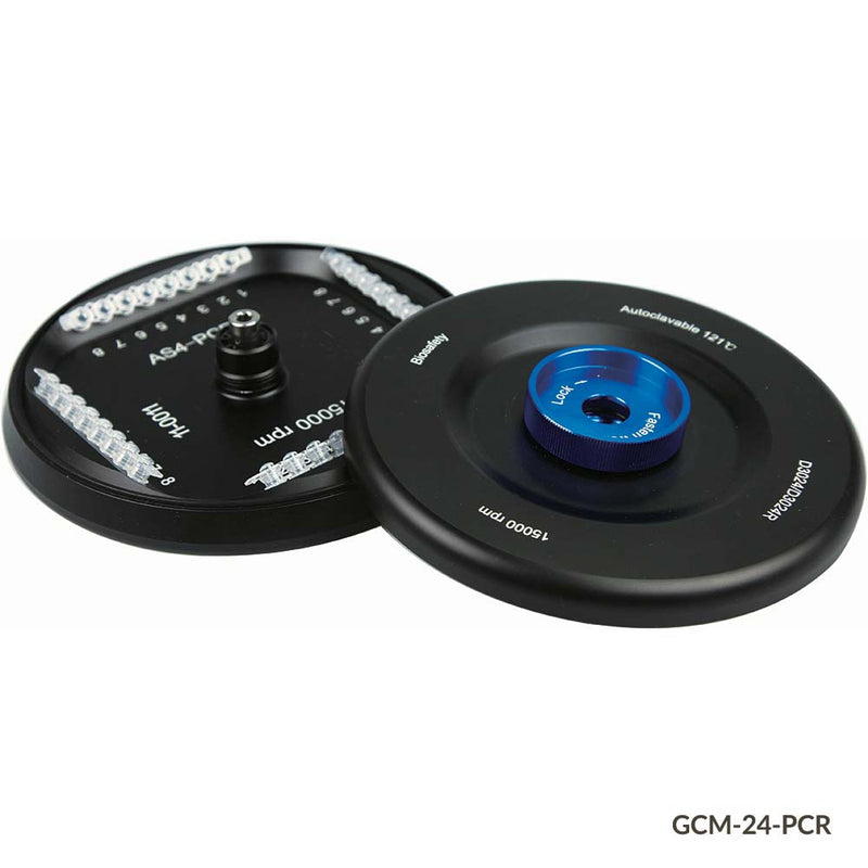 Globe Scientific - Rotor for use with GCM-24 Series 15000rpm max, 4 x 8 positions for 0.2mL PCR Tubes - GS-GCM-24-PCR