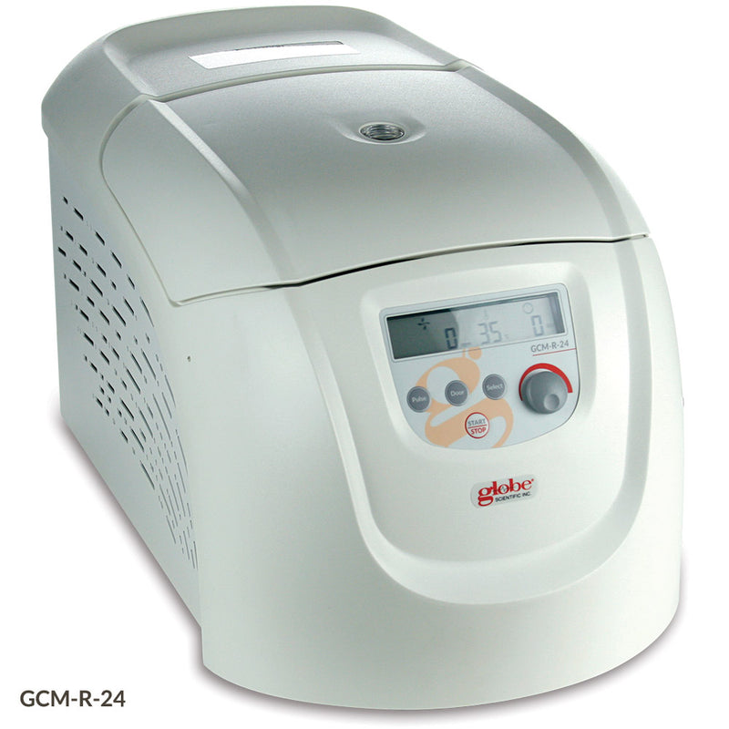 Globe Scientific - Centrifuge, Micro, Refrigerated, High Speed 230v, 50Hz, EU Plug, w 24-Place Rotor - GS-GCM-R-24-EU