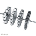 Globe Scientific - Tube Holder for use with GTR-HD Series 48 Horizontal Places for 1.5/2.0mL MCT Tubes - GS-GTR-HD-1.5H
