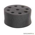 Globe Scientific Tube Holder, Foam, for use w GVM Series 8 x 16mm Tubes, Must use w VM-AS-PLATE/GVM-AS-ROD - GS-GVM-AS-ADAPT8-16