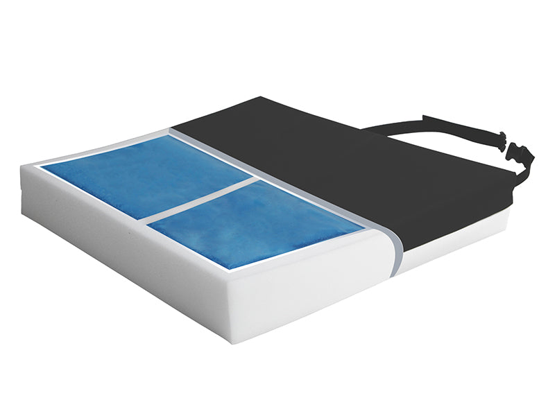 Gel Cushion w/ Stretch Nylon Top Cover &Vinyl Bottom Cover (E2603) 20"x16"x4" | PA-75003