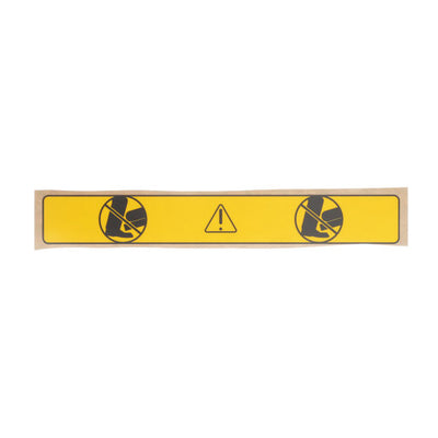 Hillrom Label, Foot Warning - 127866