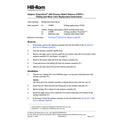 Hillrom Instruction Sheet, Primaire ARS Ticking/Liner - 135944