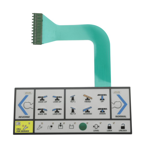 Hillrom Membrane Keypad MARS 2.X USA - 1368395