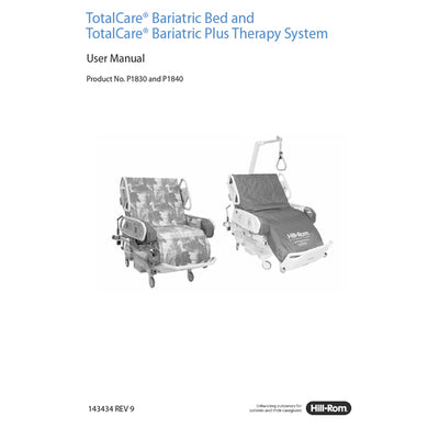 Hillrom User Manual, TotalCare Bari & B+ - 143434