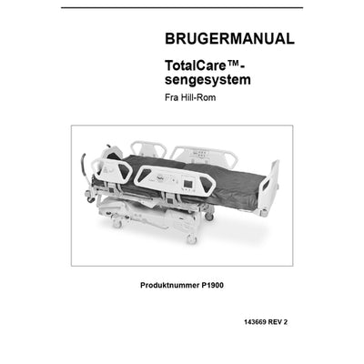 Hillrom User Manual, TotalCare, Danish - 143669