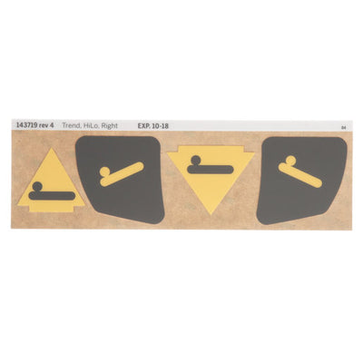 Hillrom Label, Trend, High/Low Right - 143719