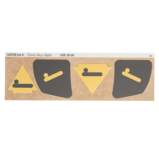 Hillrom Label, Trend, High/Low Right - 143719