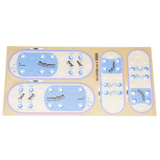 Hillrom Label, Kit, Siderail, Air only - 144586
