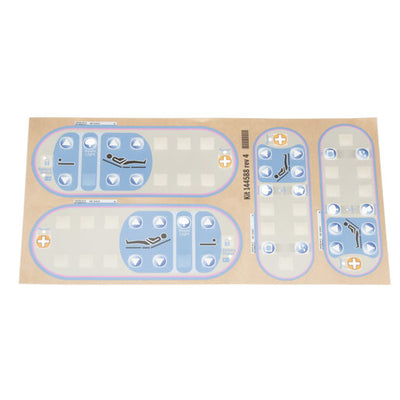 Hillrom Label, Kit-Siderail, N, L, T, R - 144588