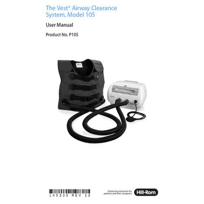 Hillrom User Manual, Vest 105 - 145330