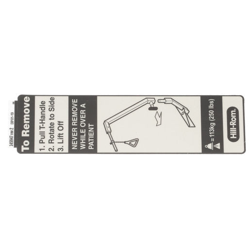 Hillrom Label, Swl & Removal Patient Helper - 145947