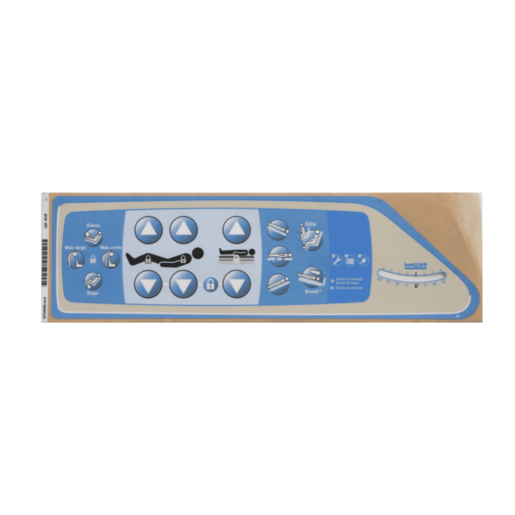 Hillrom Label, Caregiver Control, w/o NC, LH, Spanish - 147340401