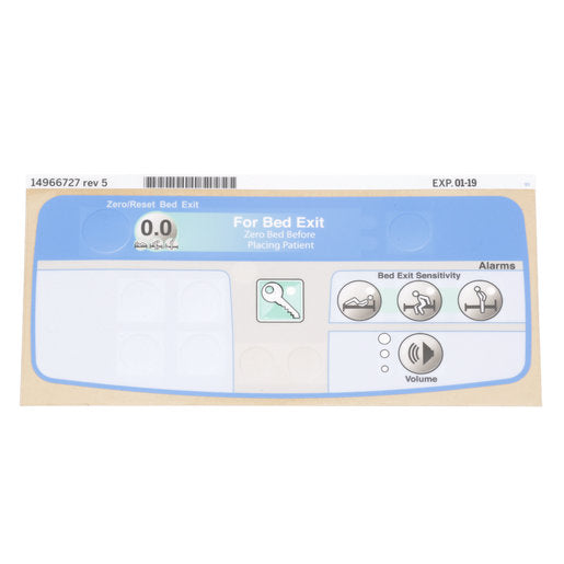 Hillrom Label, Pod, PPM, no Display - 14966727