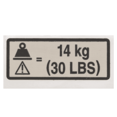 Hillrom Label, "02 Tank" Shroud Max - 153586