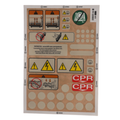 Hillrom Label, Advanta II Sheet - 158103