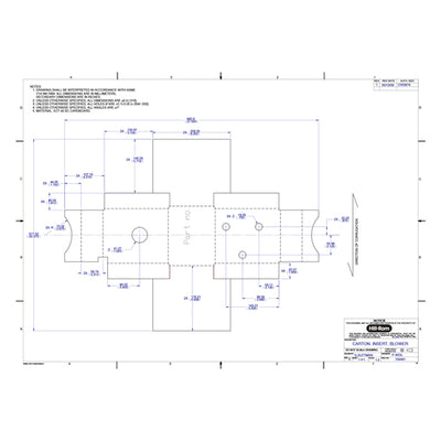 Hillrom Carton, Insert, Blower - 158481