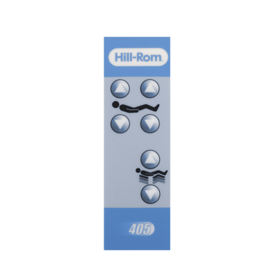 Hillrom Label, Left Guardrail, Inside - 159393