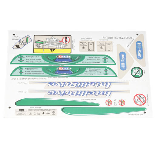Hillrom Label, Master Sheet, PTM - 161263
