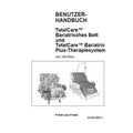 Hillrom User Manual, TotalCare Bariatric User Manual, German - 161509