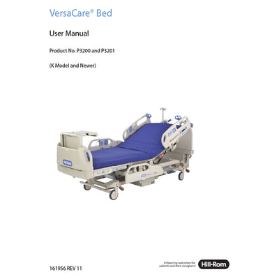 Hillrom User Manual,VersaCare Bed Models K & Up - 161956