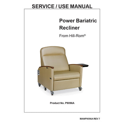 Hillrom Service Manual, Bari Recliner, MANP9096 - 164611