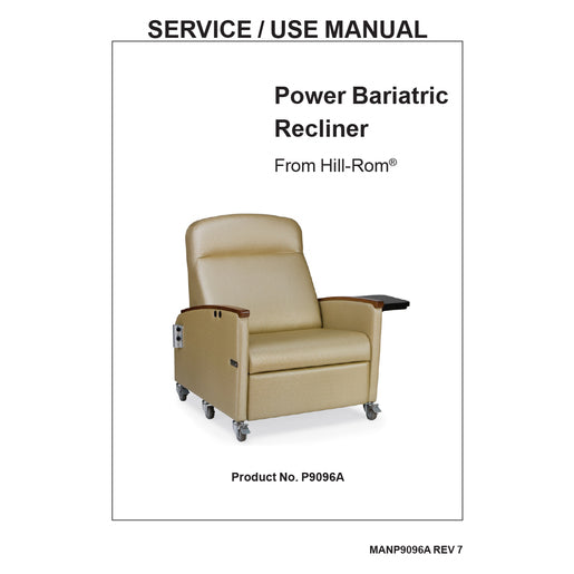 Hillrom Service Manual, Bari Recliner, MANP9096 - 164611