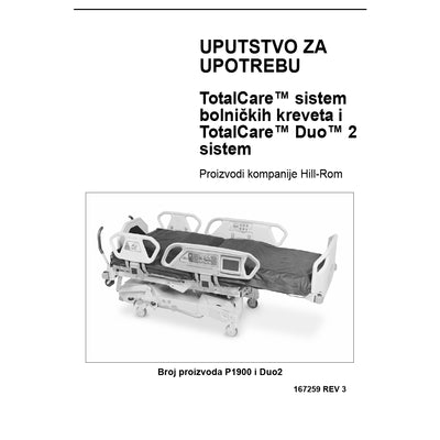 Hillrom  User Manual, TotalCare w/Duo 2-Ser - 167259