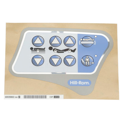 Hillrom Label, Caregiver Head Control Air RH - 16939802