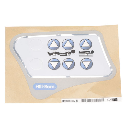 Hillrom Label, Caregiver Head Control no Air, LH - 16939803