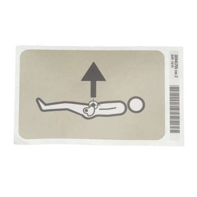 Hillrom Label, Hip Placement 8 Series, LH - 16941701