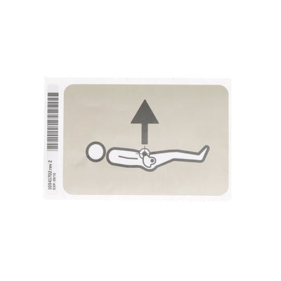 Hillrom Label, Hip Placement 8 Series, RH - 16941702
