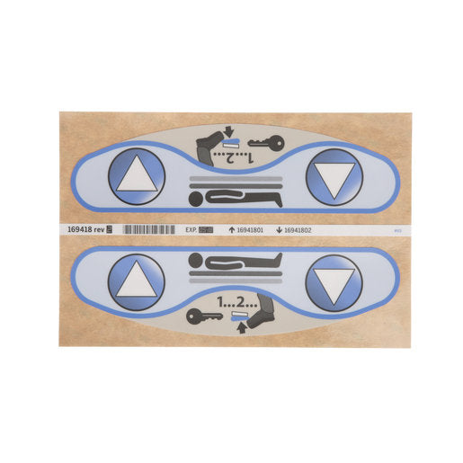 Hillrom Label, Foot Control - 169418