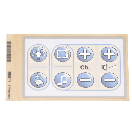Hillrom Label, Entertainment Control, LH - 16942101