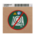 Hillrom Label, no Oxygen Tent, Domestic - 17173401