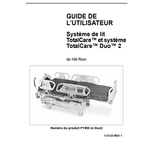 Hillrom User Manual, TotalCare, France - 172120