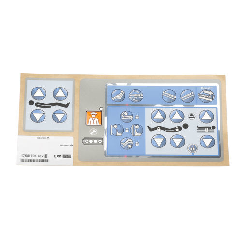 Hillrom Kit, Control Label, NC, LH - 17581701