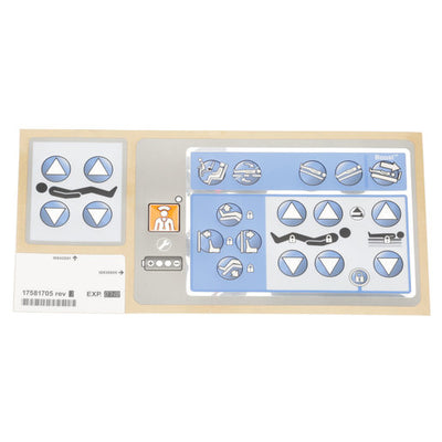 Hillrom Kit, Control Label, Air, NC, LH - 17581705