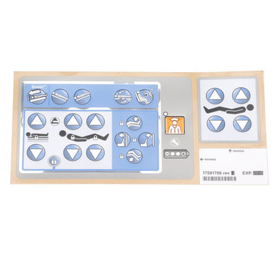Hillrom Kit, Control Label, Air, NC, RH - 17581706