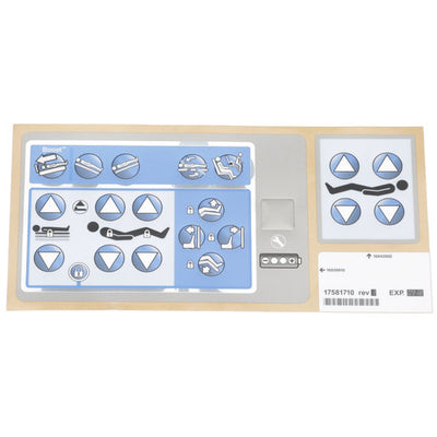 Hillrom Kit, Control Label, Air, no NC, RH - 17581710
