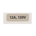 Hillrom Label, Voltage (120V) - 17745403