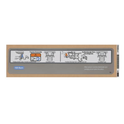 Hillrom Label, Head End Control Box, Turkish - 1778162801