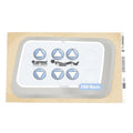 Hillrom Label, Headrail, Caregiver Controls, RH - 17955402