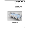 Hillrom User Manual, Centuris Bed - 179643