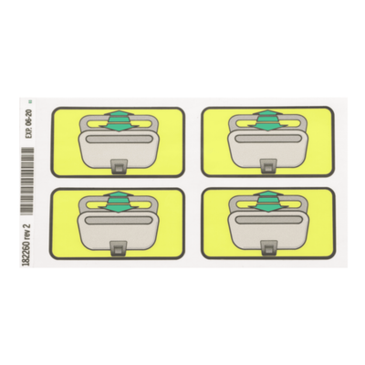 Hillrom Label, Width Extension - 182260