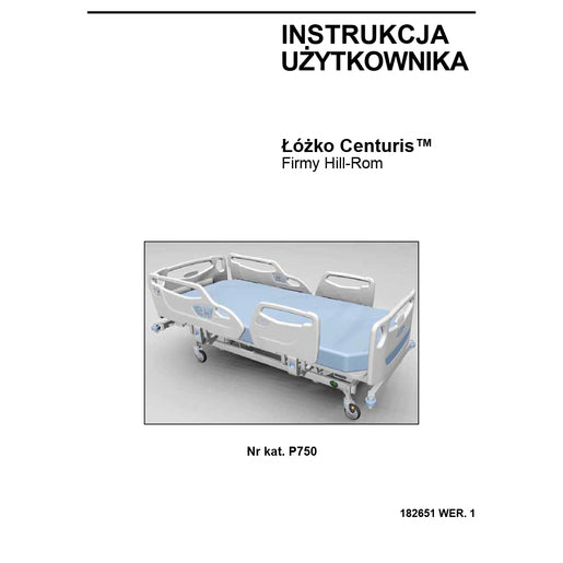 Hillrom User Manual, Centuris, Polish - 182651