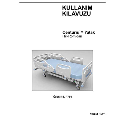 Hillrom User Manual, Centuris, Turkish - 182654