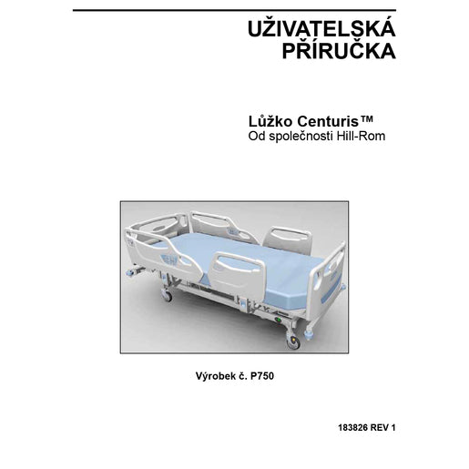 Hillrom User Manual, Centuris, Czech - 183826