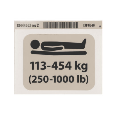 Hillrom Label, Mpw/Spl RH - 18444502